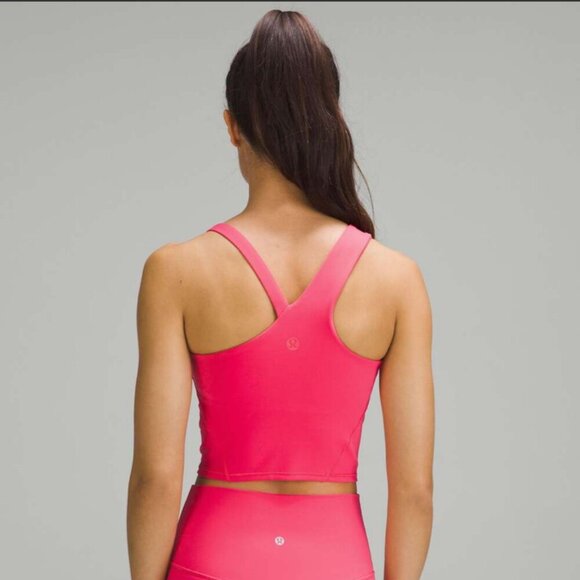 Lululemon Everlux Asymmetrical Tennis Tank Top Lip Gloss - Picture 2 of 7